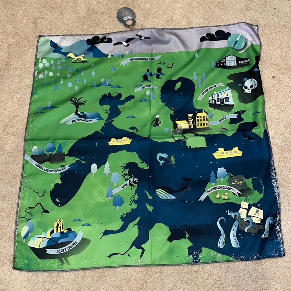 Lush Treasure Map wrap